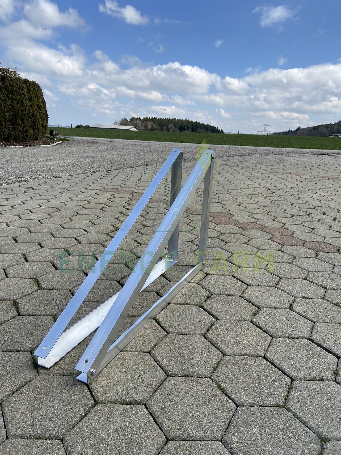 Dreiecks-Aufständerung für Garten oder Carport